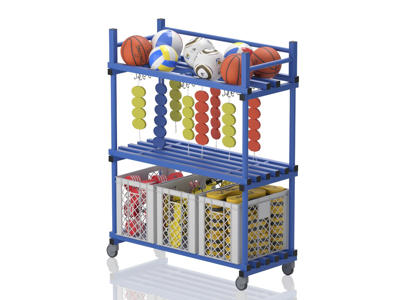 Vogn m/hjul og kroge 138 x 60 x 177 cm | MSH1360/600 | Vendiplas