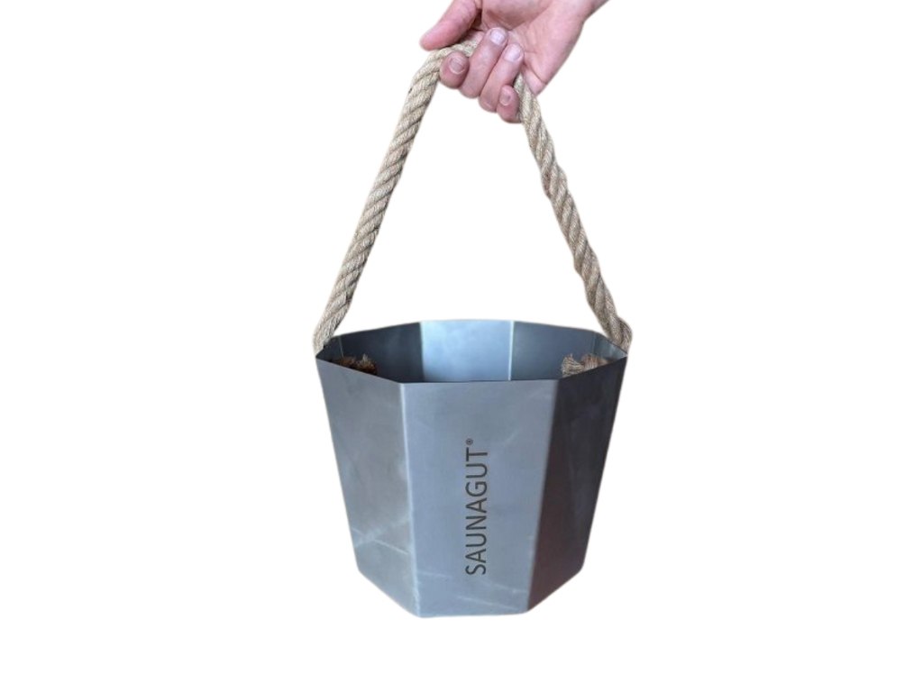 Saunaspand i rustfrit stål 6L | Saunagut