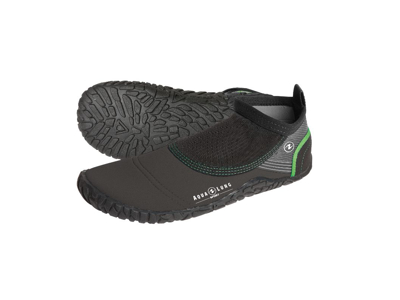 Badesko t/voksne | Sort/grøn | "Beachwalker 2.0" | Aqualung