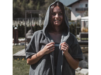 Unitux badekåbe, antracit | Unisex | Finnsa