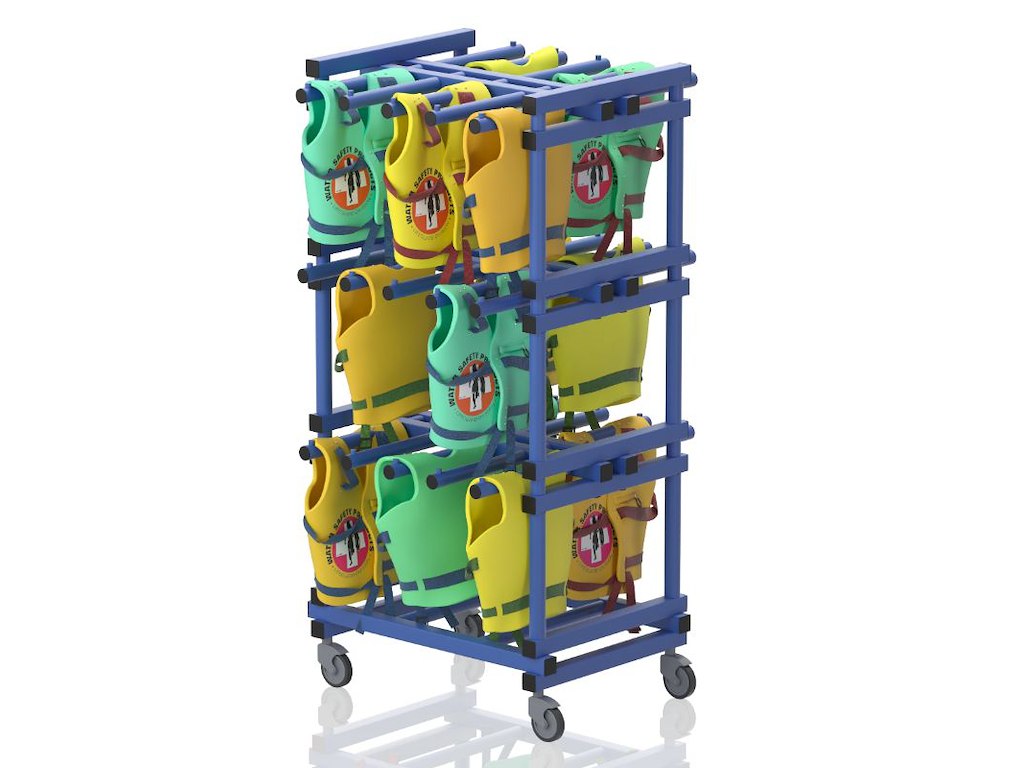 Vogn t/svømmeveste 84 x 85 x 169 cm | MSL(30) | Vendiplas