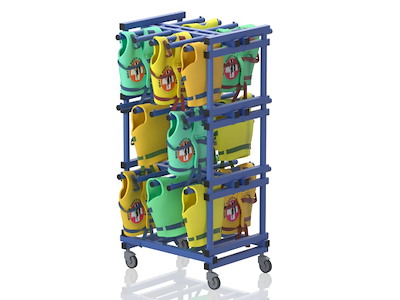 Vogn t/svømmeveste 84 x 85 x 169 cm | MSL(30) | Vendiplas