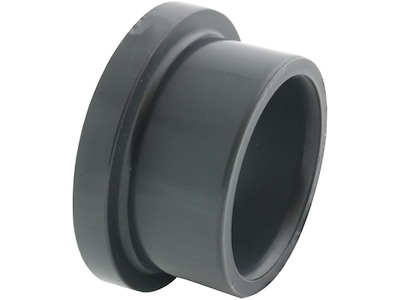 PVC-flangebøsning | PN16 | Indv. lim | Glat