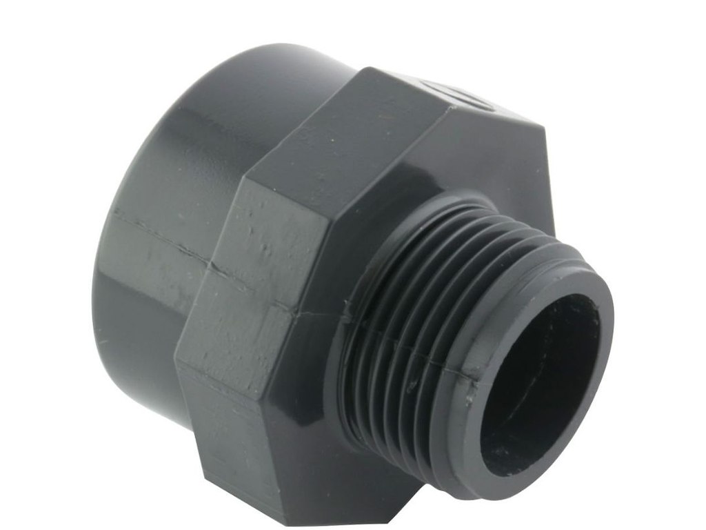 PVC-overgang | PN16 | Udv./indv. lim | Udv. gevind