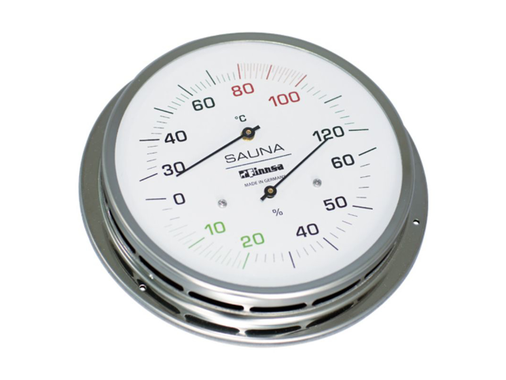 Sauna hygroterm | m/flange | 130 mm | Trens | Finnsa