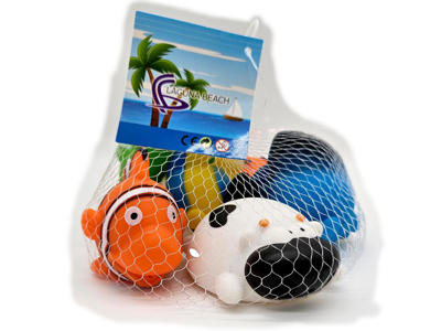 Sprøjtedyr med hul "Quaks & Co" | 6 stk. | BECO