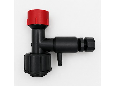 Manuel udluftning til doseringshoved G5/8 | PVC/FPM | Jesco