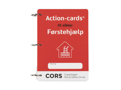 Førstehjælpsguide t/svømmehaller | Action-cards®