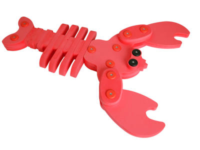 "Lollo the Lobster" | 1640 x 150 x 760 mm | Malmsten