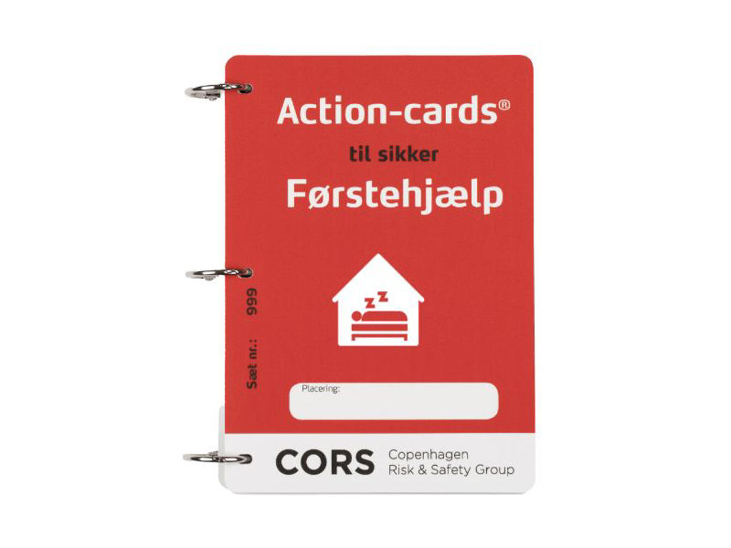 Førstehjælpsguide t/hoteller | Action-cards®