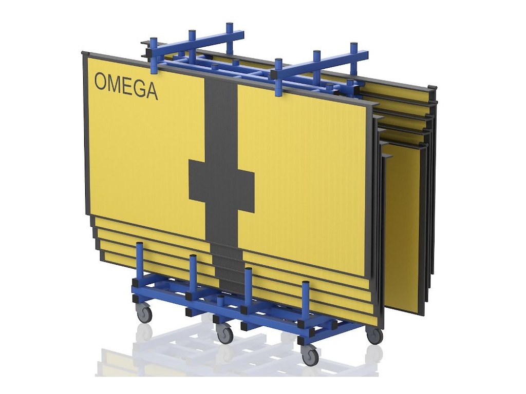 Vogn t/vendeplader 129 x 73 x 160 cm | TPH | Vendiplas