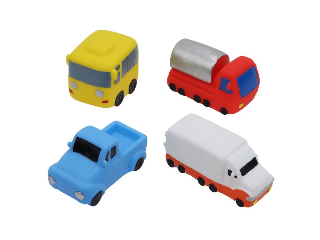 Badelegetøj "Køretøjer" 4 stk | Rätt Start
