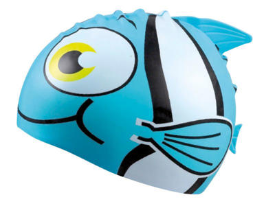 Badehætte t/børn | Silikone | 6-pak | M/dyreprint | BECO