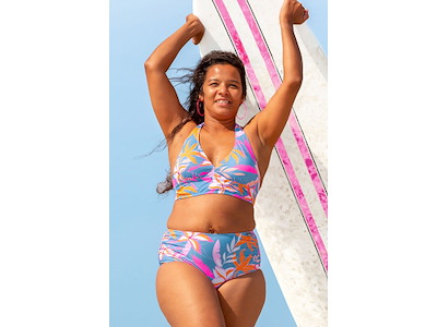 Bikinioverdel | Tropical Flowers | Halter Neck | C-skål | BECO