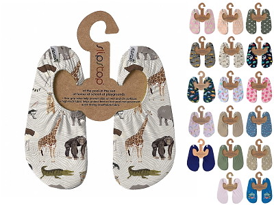 SlipStop | Junior badesokker | Mange farver, mønstre og størrelser