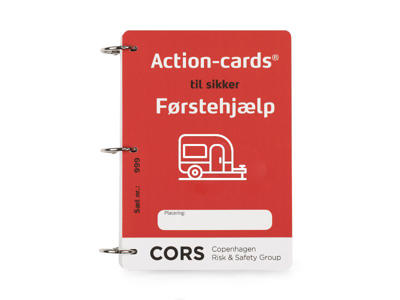 Førstehjælpsguide t/camping | Action-cards®