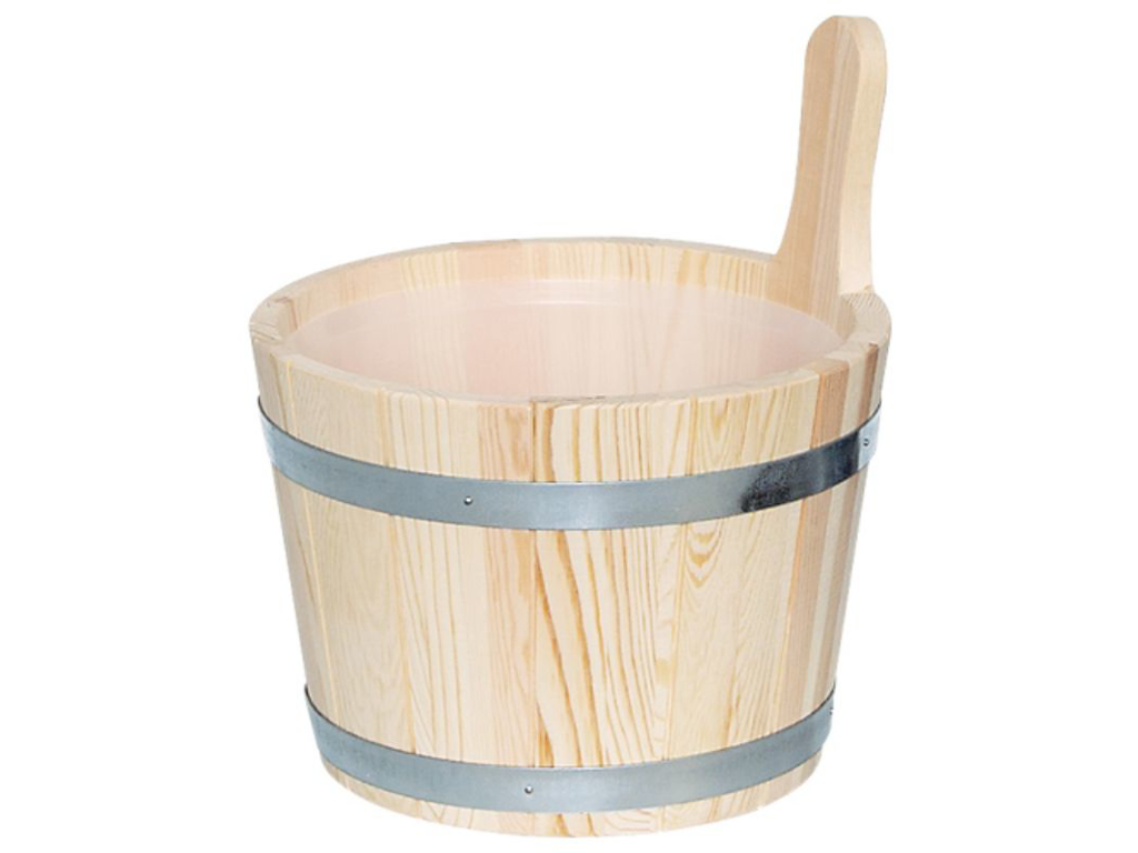 Saunaspand | Nåletræ | 5 l | m/ indsats | Finnsa