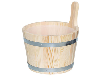 Saunaspand | Nåletræ | 5 l | m/ indsats | Finnsa