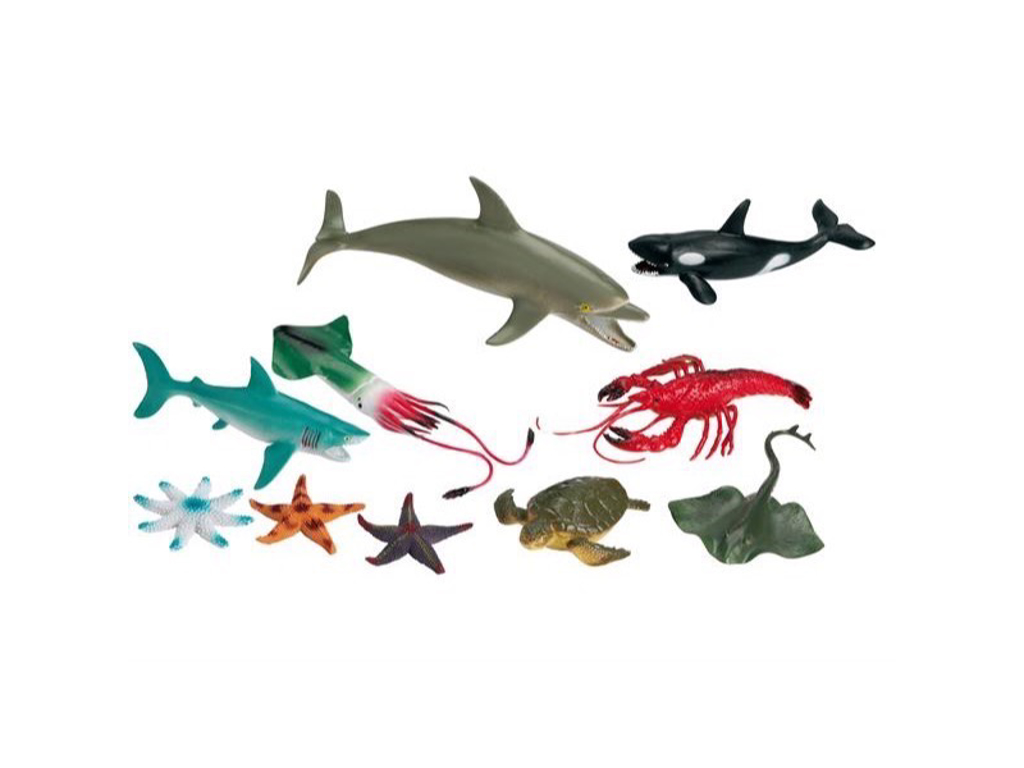 Havdyr, sæt m. 10 stk. | BECO
