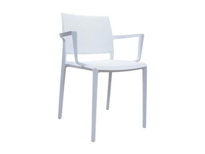 Stol i plast med armlæn | Bimba | Balliu