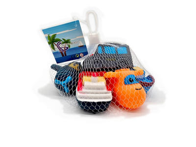 Sprøjtedyr med hul "Køretøjer" | 6 stk. | BECO