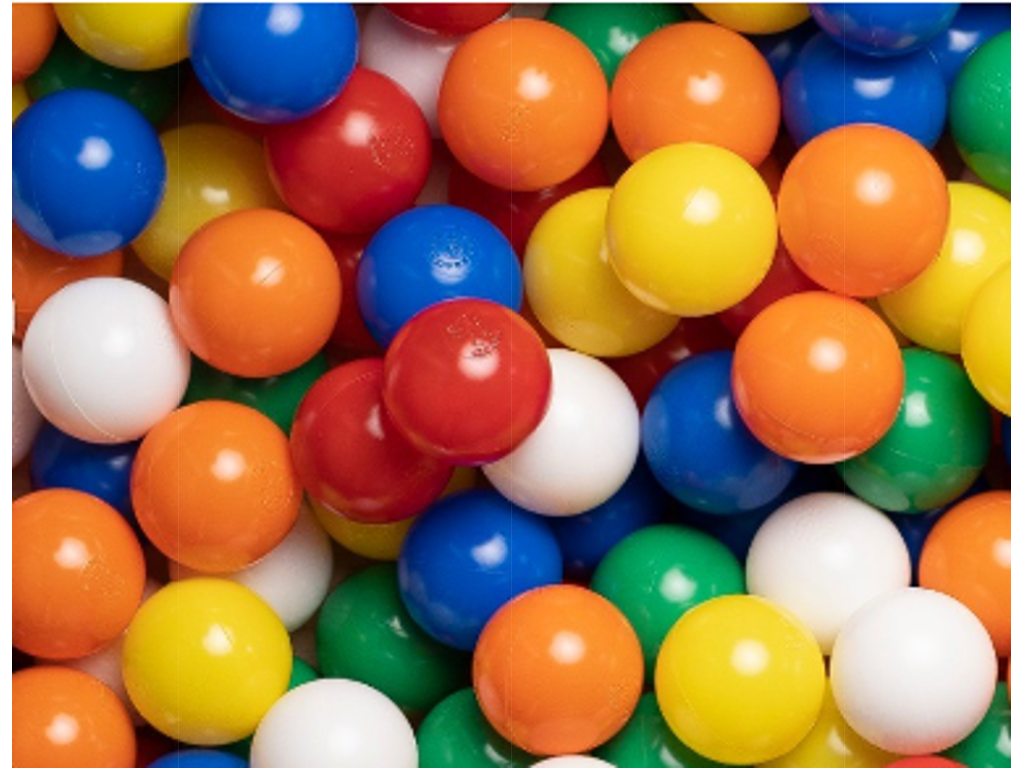 Plastbolde t/boldbassin 100 stk