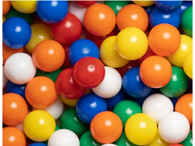 Plastbolde t/boldbassin 100 stk