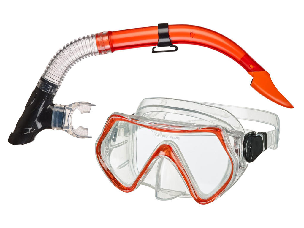 Snorkelsæt t/børn | +8 år | "Livorno" | Hærdet glas | BECO