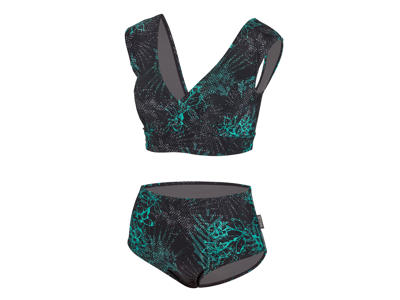 Bikini t/kvinder | D-skål | "Mint Flowers" | BECO