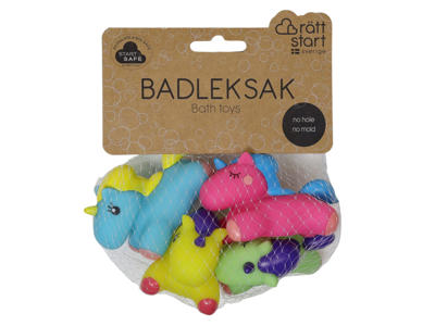 Badedyr "Enhjørninger" 4 stk | Rätt Start