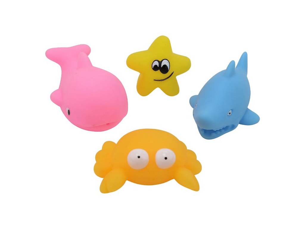 Badedyr "Koralrevsdyr"4 stk | Rätt Start