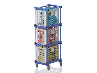 Vogn t/kurve 54 x 66 x 180 cm | BAT1X3 | Vendiplas