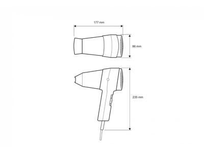 Hårtørrer | Håndholdt | "TFC 18" | Starmix