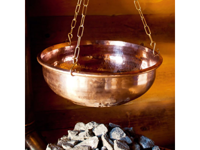 Kobberskål | M/kæde og krog | 10 l | Finnsa