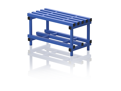 Bænk 90 x 45 x 49 cm | B900/450 | Vendiplas