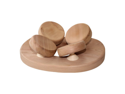 4-punkts nakkestøtte | rødt cedertræ | Finnsa