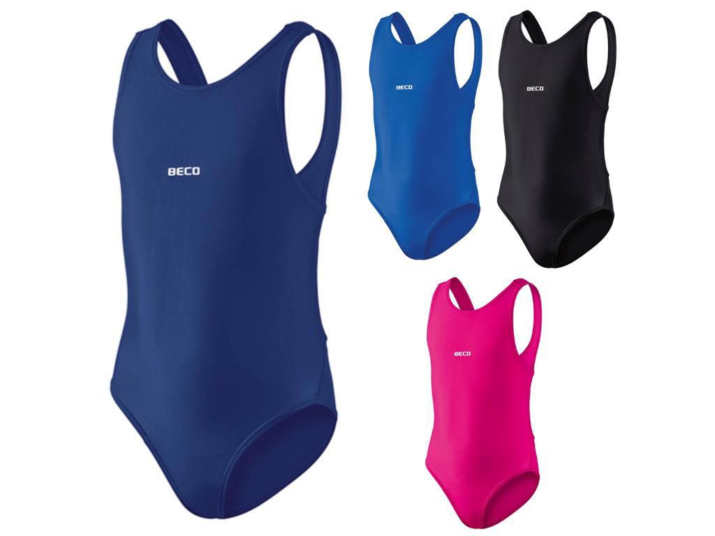 Badedragt t/piger | Ensfarvet | BECO