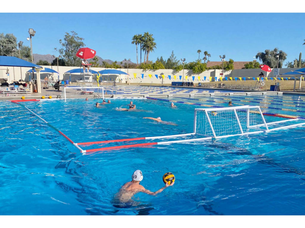 Bane t/strandvandpolo - oppustelig | L15 x B10 m | Malmsten