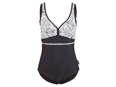 Badedragt | Flower Lines | Classic V-neck | C-skål | BECO