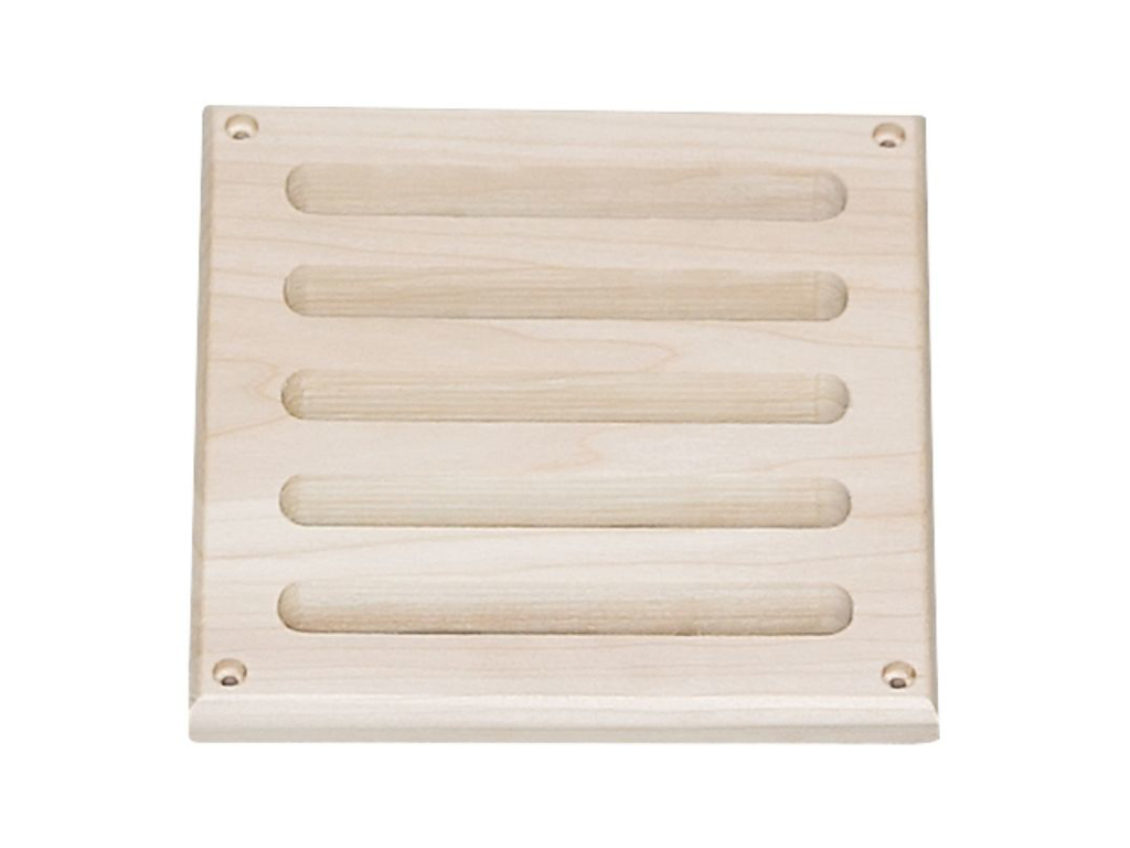 Ventilationsgitter | 16,5 x 16,5 x 1,5 cm | Elletræ | Finnsa
