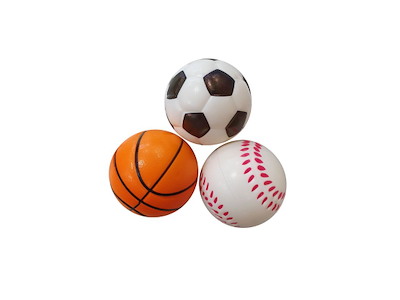 Softball i skum Ø6 cm 3 stk | BECO