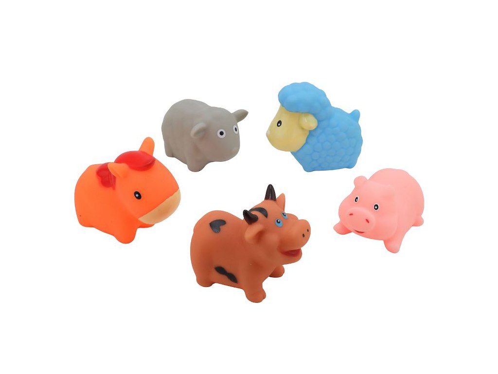 Badedyr "Bondegårdsdyr" 5 stk | Rätt Start