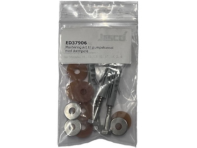 Monteringskit | t/pumpekonsol | Med dæmpere | Jesco