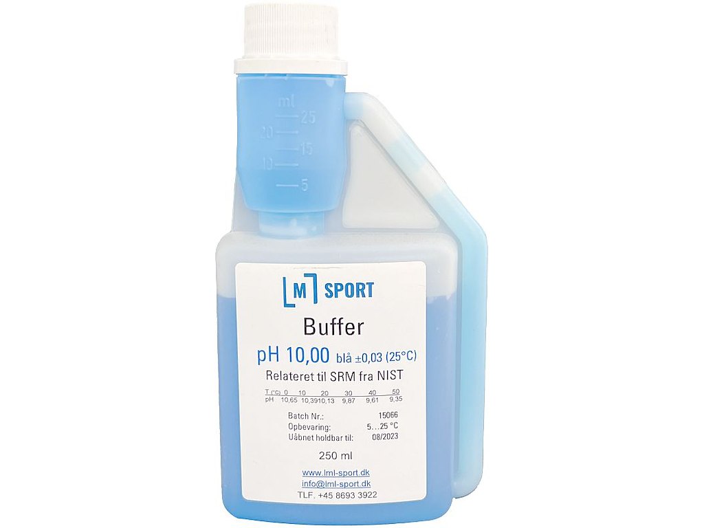 Buffer 250 ml | pH 10 | Doseringsflaske