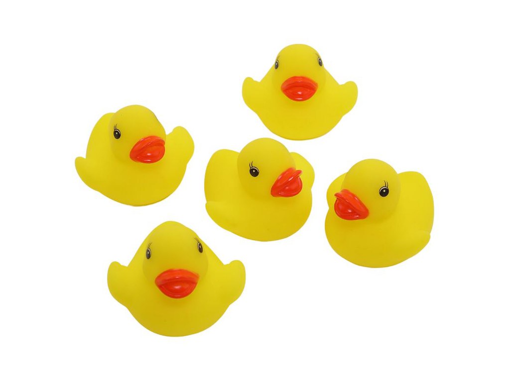 Badedyr "Gule ænder" 5 stk | Rätt Start