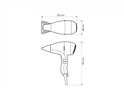 Hårtørrer | Håndholdt | "HFXW 20" | Starmix