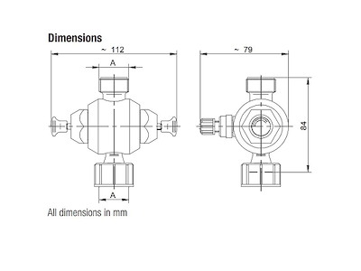Multifunktionsventil | Pentabloc pvc/viton | Til doseringspumper | Jesco