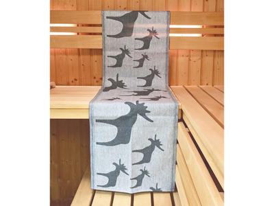 Sauna sædehåndklæde | 45x160 cm | Elg | Finnsa