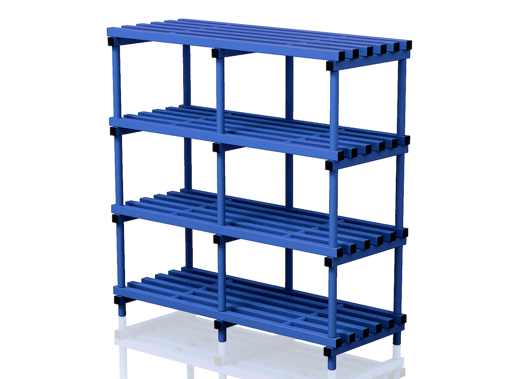 Reol 150 x 60 x 153 cm | S1500/600L4 | Vendiplas