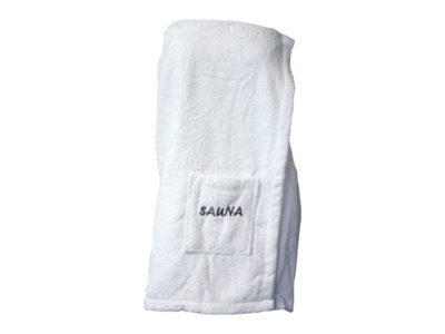 Dame saunakilt | 70 cm | Hvid | Finnsa